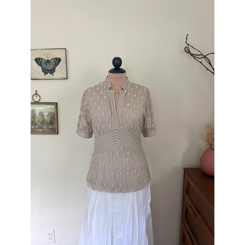 Vintage Y2K Alfani Mesh Top